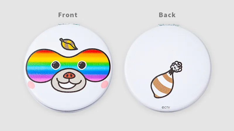 バケールコンパクトミラー