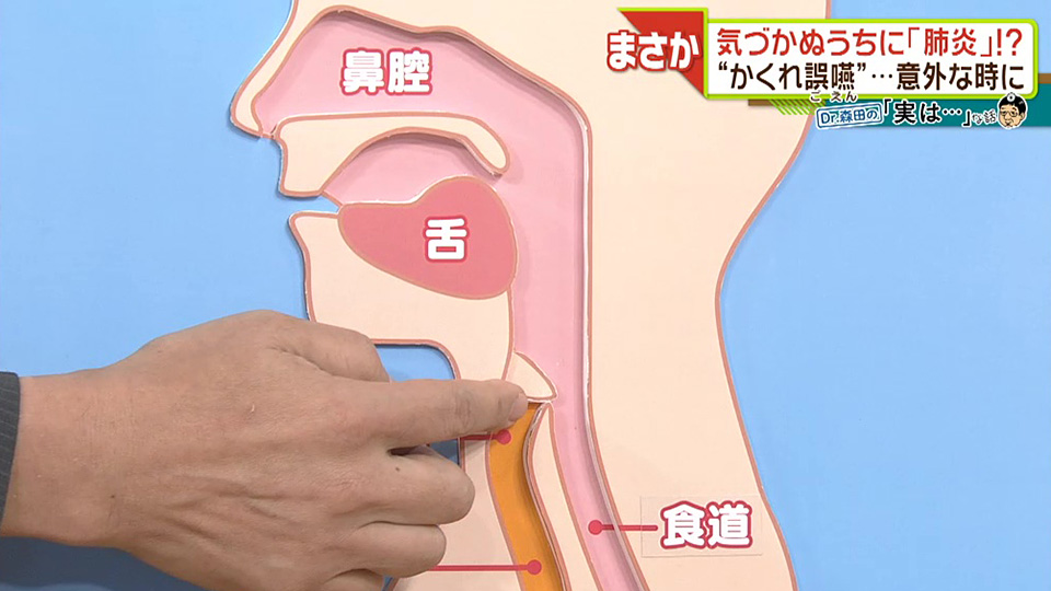 気管 に 食べ物 が 入っ たら どうなる