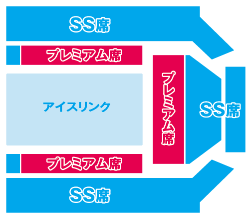 ディズニー・オン・アイス 2026 日本公演（八戸）の座席図