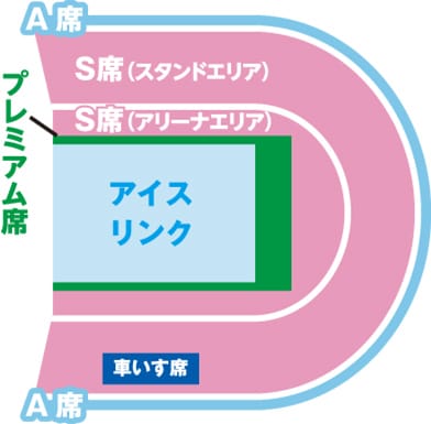 ディズニーオンアイス2023 大阪　S席4枚