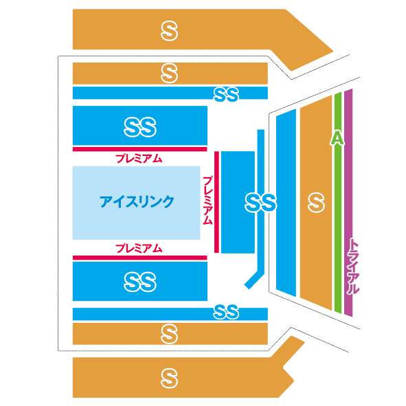 ディズニーオンアイス 2023 東京 7/16 SS席 2枚 連番 チケットSS席ペアチケットになります