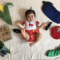 寝姿アート作品