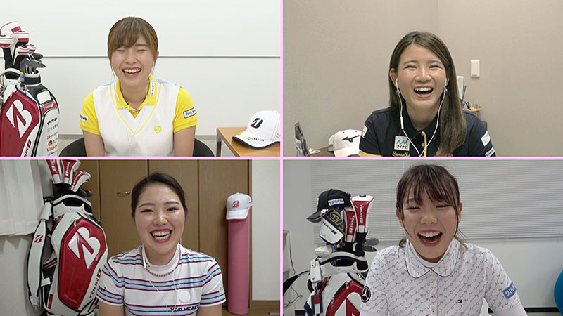 大里桃子、吉本ひかる、古江彩佳、吉田優利