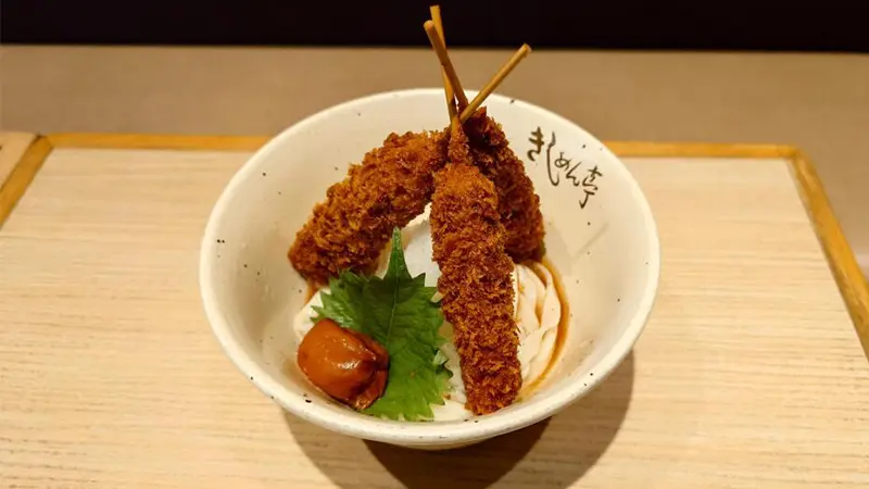梅カツおろしきしめん ぐ~たくさん1周年記念バージョン