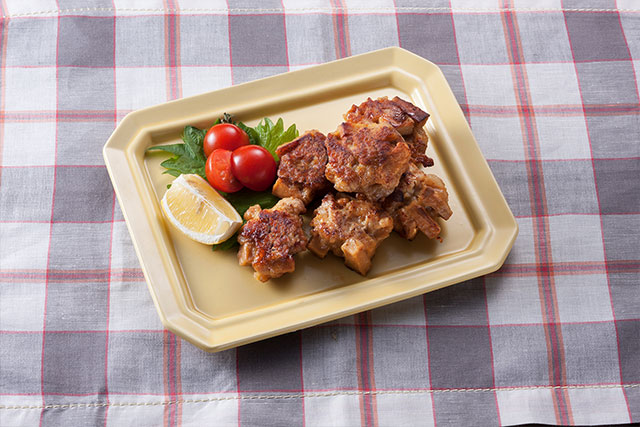 豚肉と高野豆腐のからあげ