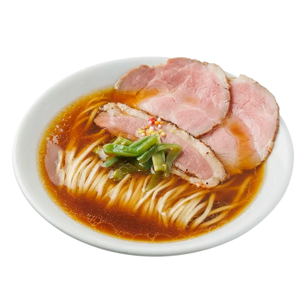 はまぐりと京鴨出汁のプレミアム醤油らぁめん