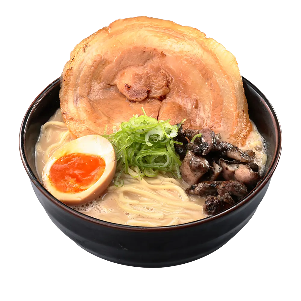 さつま知覧どりの炭火焼き濃厚鶏白湯