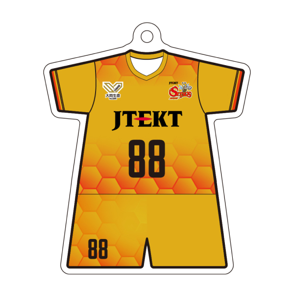 2026-27 ユニフォーム型キーホルダー（BEES'GOLD）