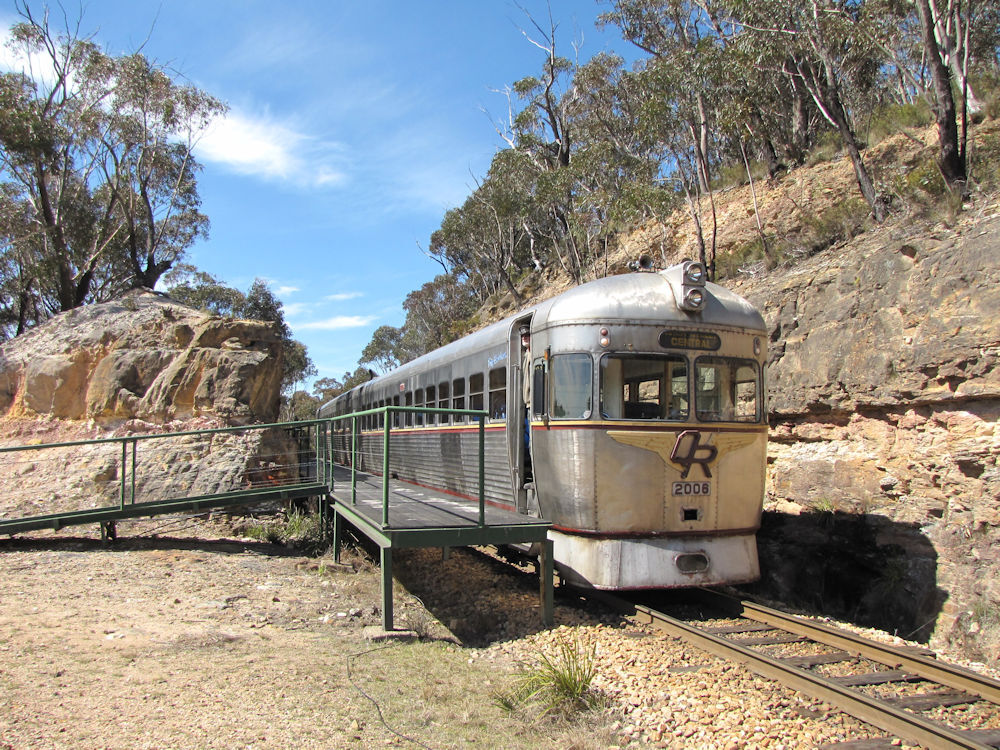 2010年9月17日のジグザグ鉄道。クラレンス駅～トップポイント駅