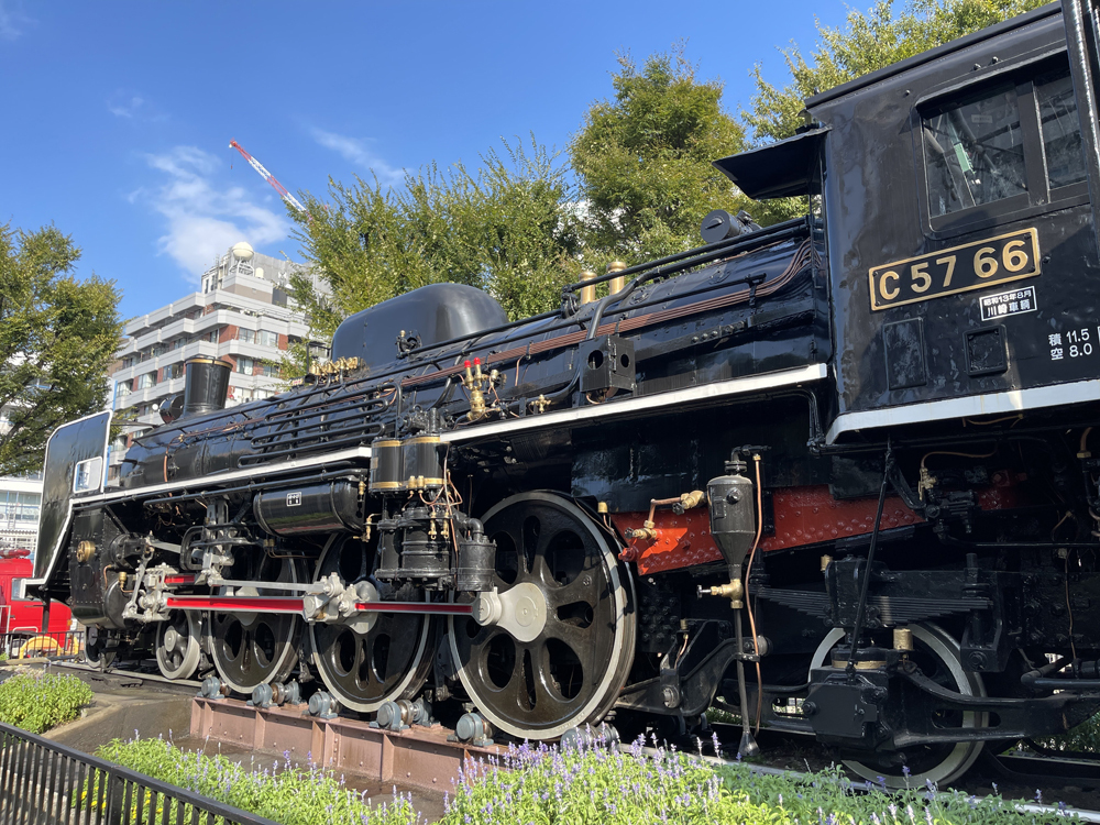 入新井西公園のC57。 | 稲見駅長の鉄道だよ人生は!! | 稲見眞一 | 中京