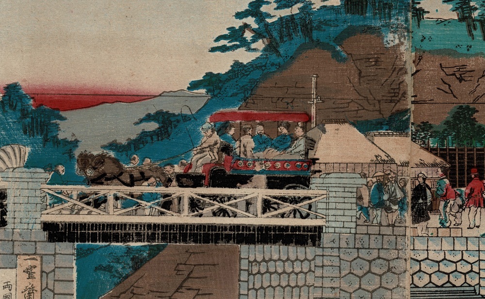 明治5年（1872年）、日本の鉄道開業（2）「東京高輪鉄道蒸気車走行之全